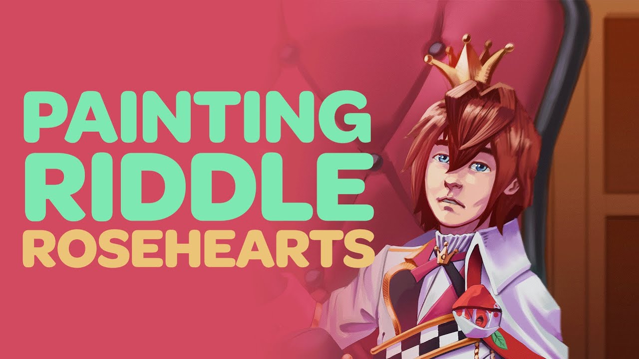 PAINTING RIDDLE ROSEHEARTS FROM TWISTED WONDERLAND - YouTube