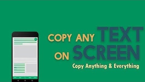 how to copy unselectable text with your android||A.G HACKS||