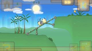 Fat Birds Build A Bridge - Level 5-3 - Walkthrough 3 Stars