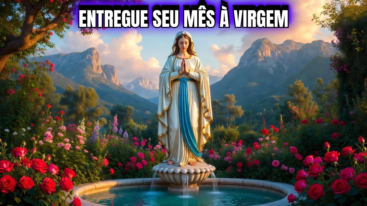 🎵 VIRGEM MARIA, RECEBE MEU MÊS | ORAÇÃO PODEROSA DE ENCERRAMENTO E GRATIDÃO