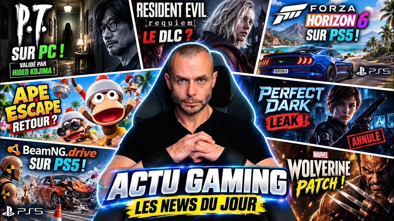 🔥ACTU GAMING DU JOUR (11 Octobre): FORZA HORIZON 6 arrive sur PS5 ! P.T. revient enfin sur PC