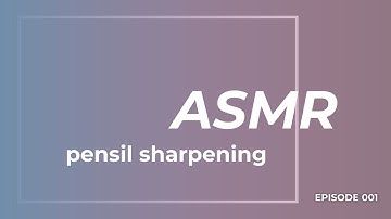 ✏️ ASMR Pencil Sharpening for Artists | Relaxing Drawing Sounds