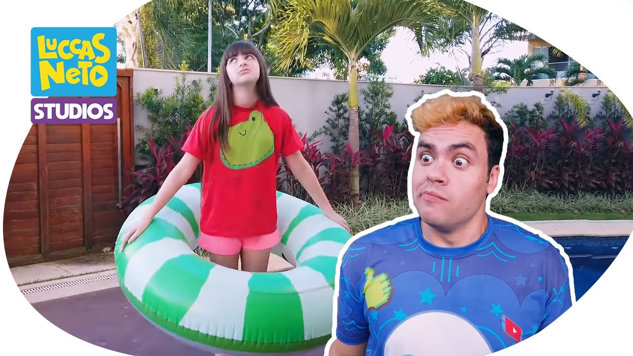 LUCCAS NETO E GI TENTAM BRINCAR DE SLIME PELA CASA !!! 