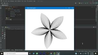 drawing with python - flower