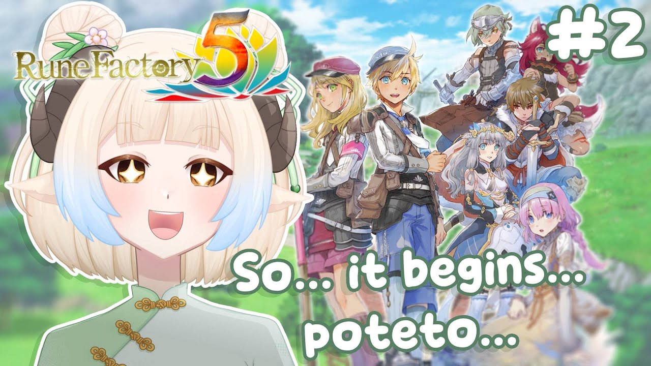 Potato Runes 【RUNE FACTORY 5】 So... it begins... the potato grind... | Part #2 - YouTube