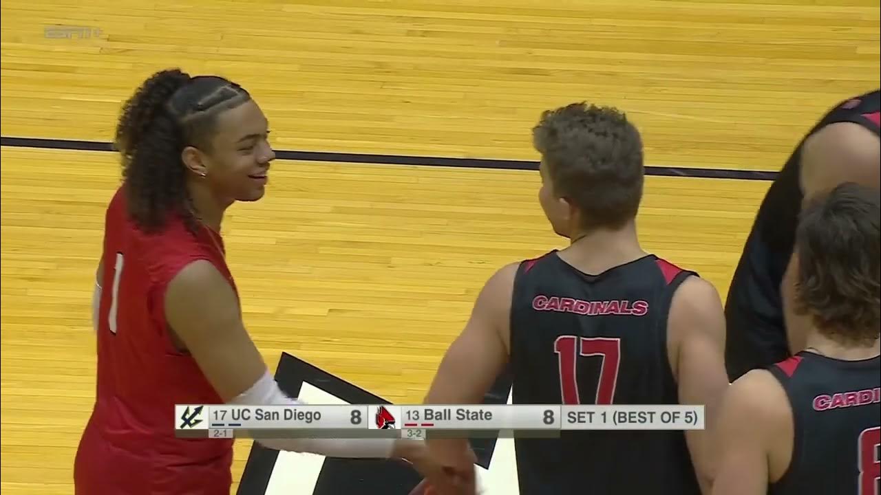UC San Diego vs 11 Ball State NCAA Men Volleyball 01/11/2025 YouTube
