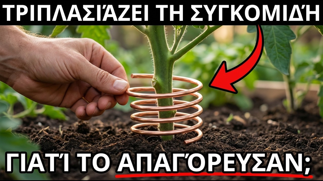 Ένα Χάλκινο Σύρμα Τριπλασιάζει τη Συγκομιδή Σου — Γιατί Αυτή η Επιστήμη Είναι «Απαγορευμένη