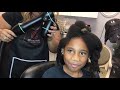 Using the RevAir on my daughters hair in the studio!