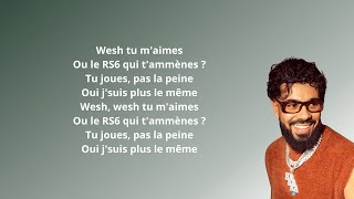 Dystinct, Morad - RS6 (LETRA/LYRICS)