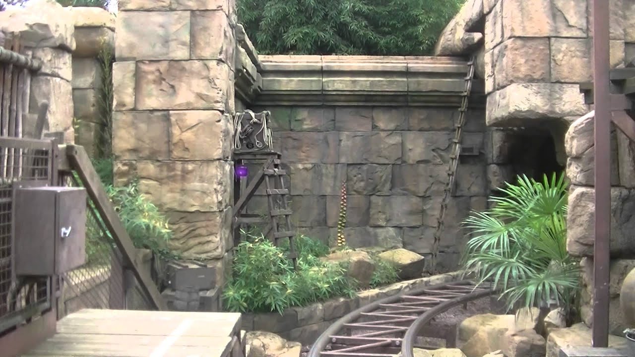 Indiana Jones Temple of Peril Onride Disneyland Park Paris