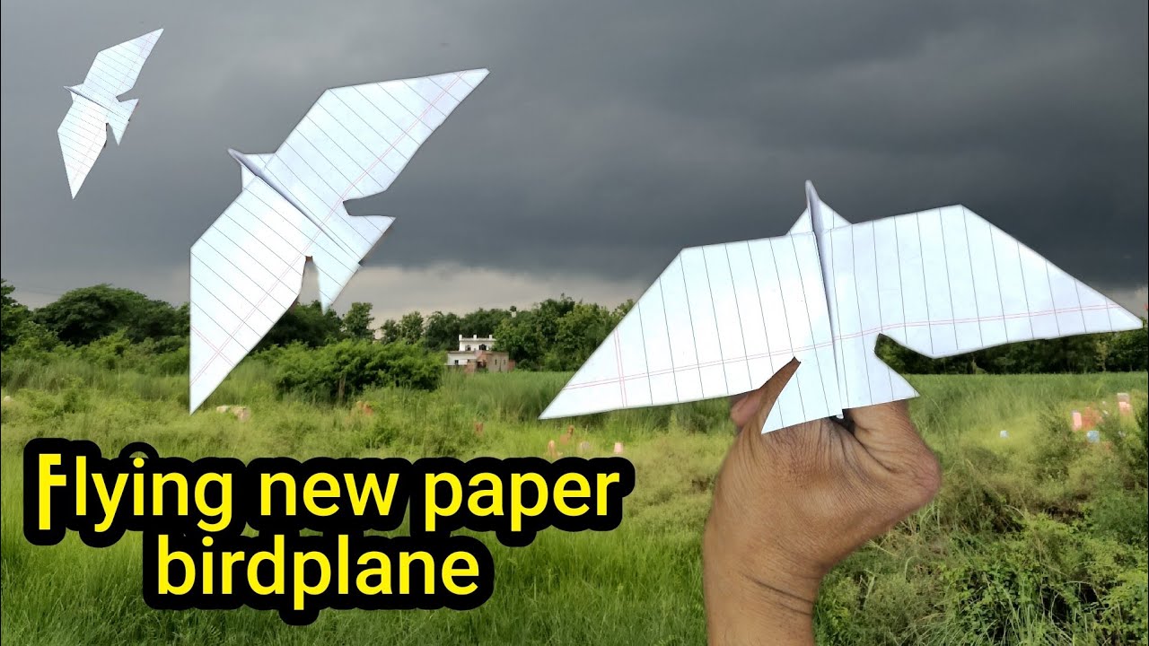 How to make new paper birdplane making very easy #peperbird#trending ...