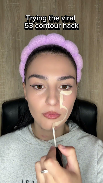53 contour hack ! #makeuptips #makeuphacks