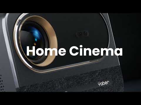 Discover the Yaber U12 Projector: Certified Linux OS, Rotatable Gimbal, 1080P HD!