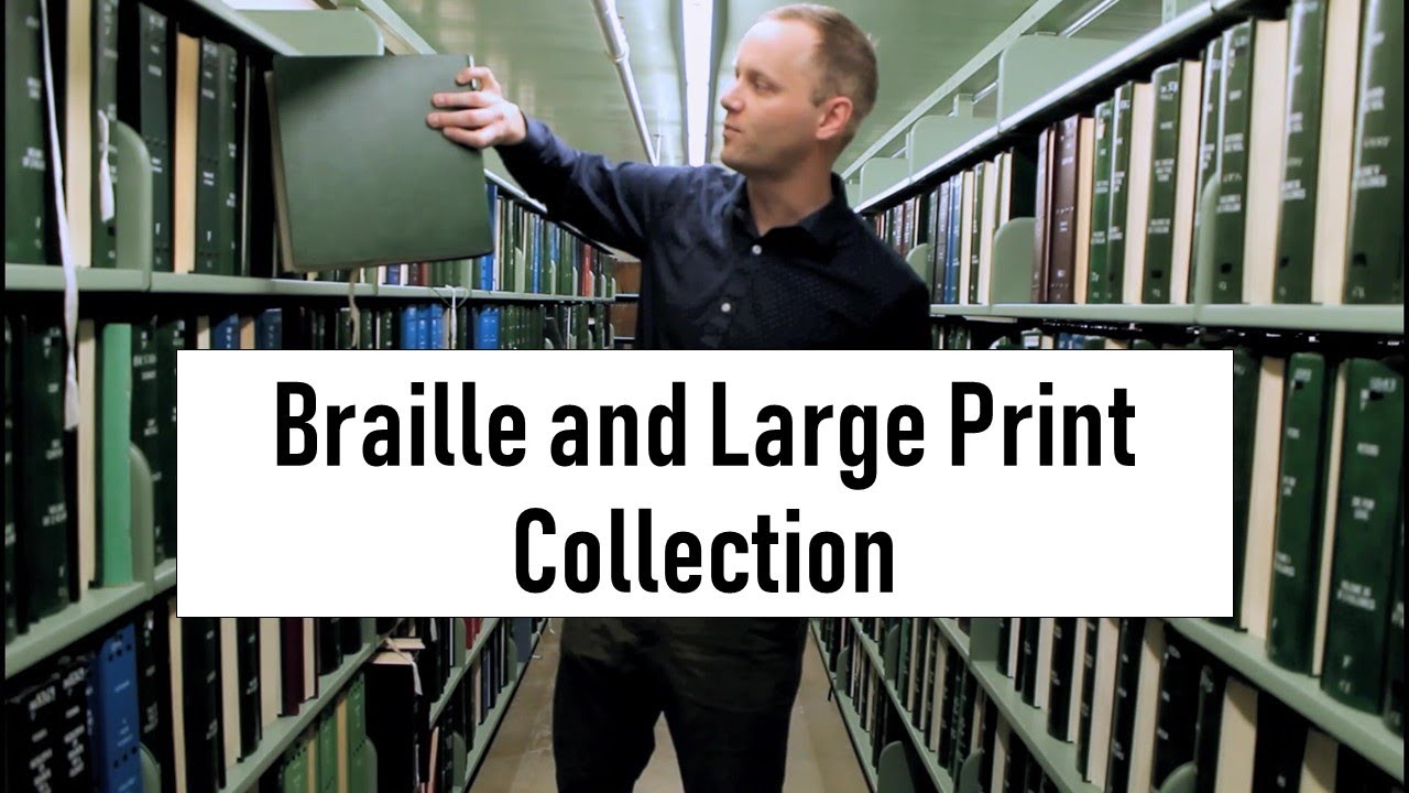 Braille and Large Print Collection | Iowa Library for the Blind and ...