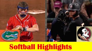 #9 Florida vs #14 Florida State Softball Game Highlights, May 1 2024