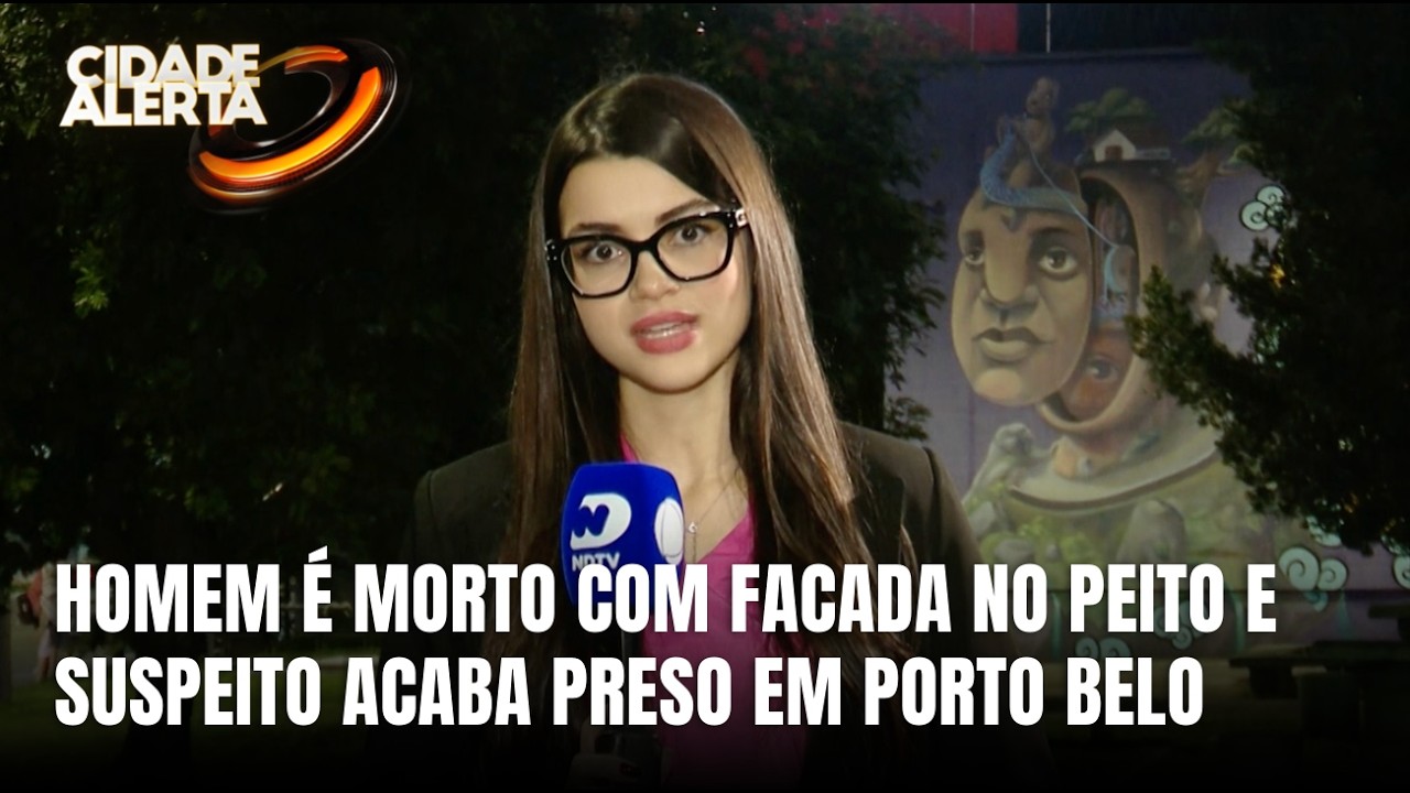 Suspeito de matar homem a facada é preso no centro de Porto Belo