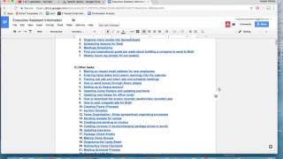 Setting up your Executive Assistant Operation Manual