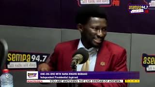 Nana Kwame Bediako talks about his presidential ambition,"The New Force", source of wealth and more