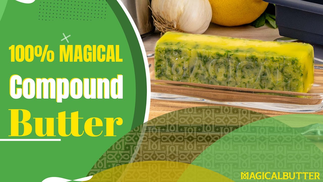 Garlic Parsley Compound Butter made in the MagicalButter Machine