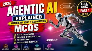Famous Agentic AI MCQs (2026) | Top 100 Questions & Answers | Part 1 Profile