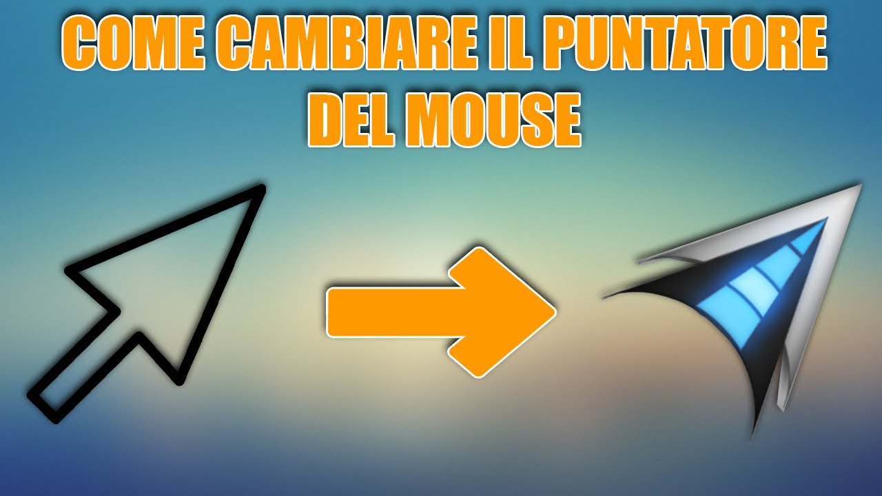 Come cambiare il PUNTATORE del mouse (CURSORE) ITA YouTube Come cambiare il PUNTATORE del mouse (CURSORE) ITA YouTube