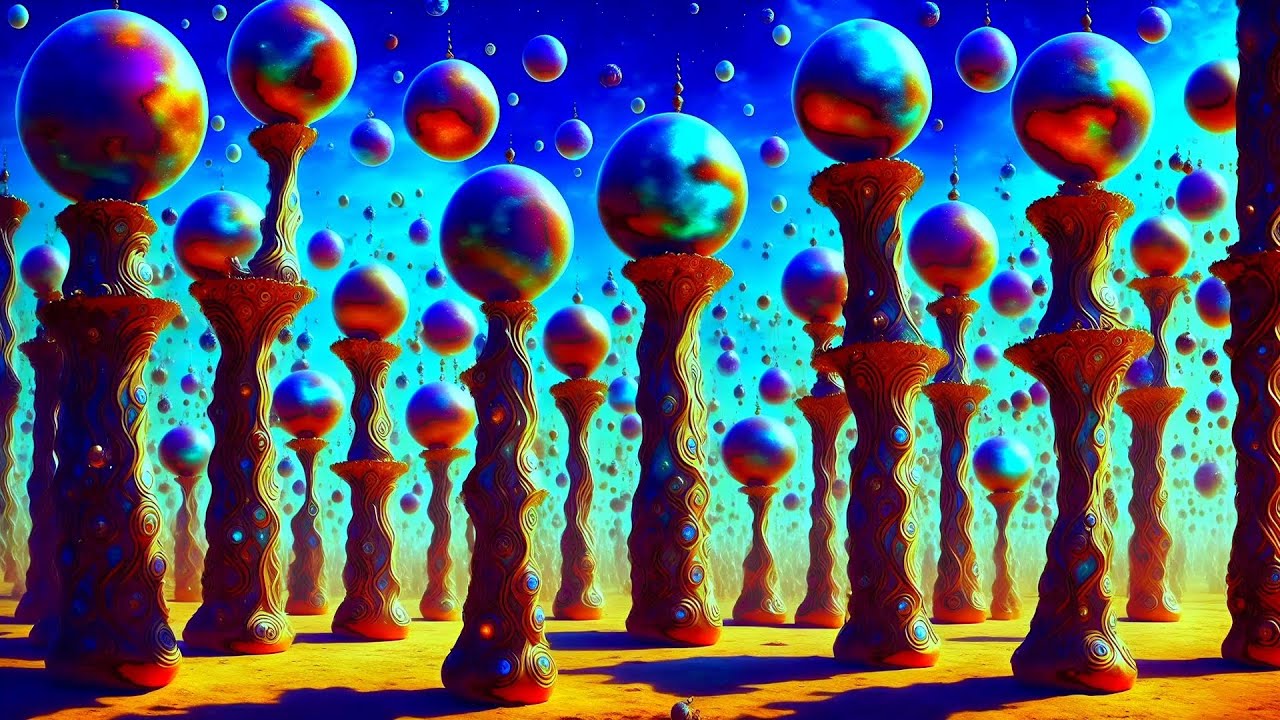 Colorful Dreamscape Screensaver - Abstract Dreams Ambience (Ambient Music) : Relaxing Background