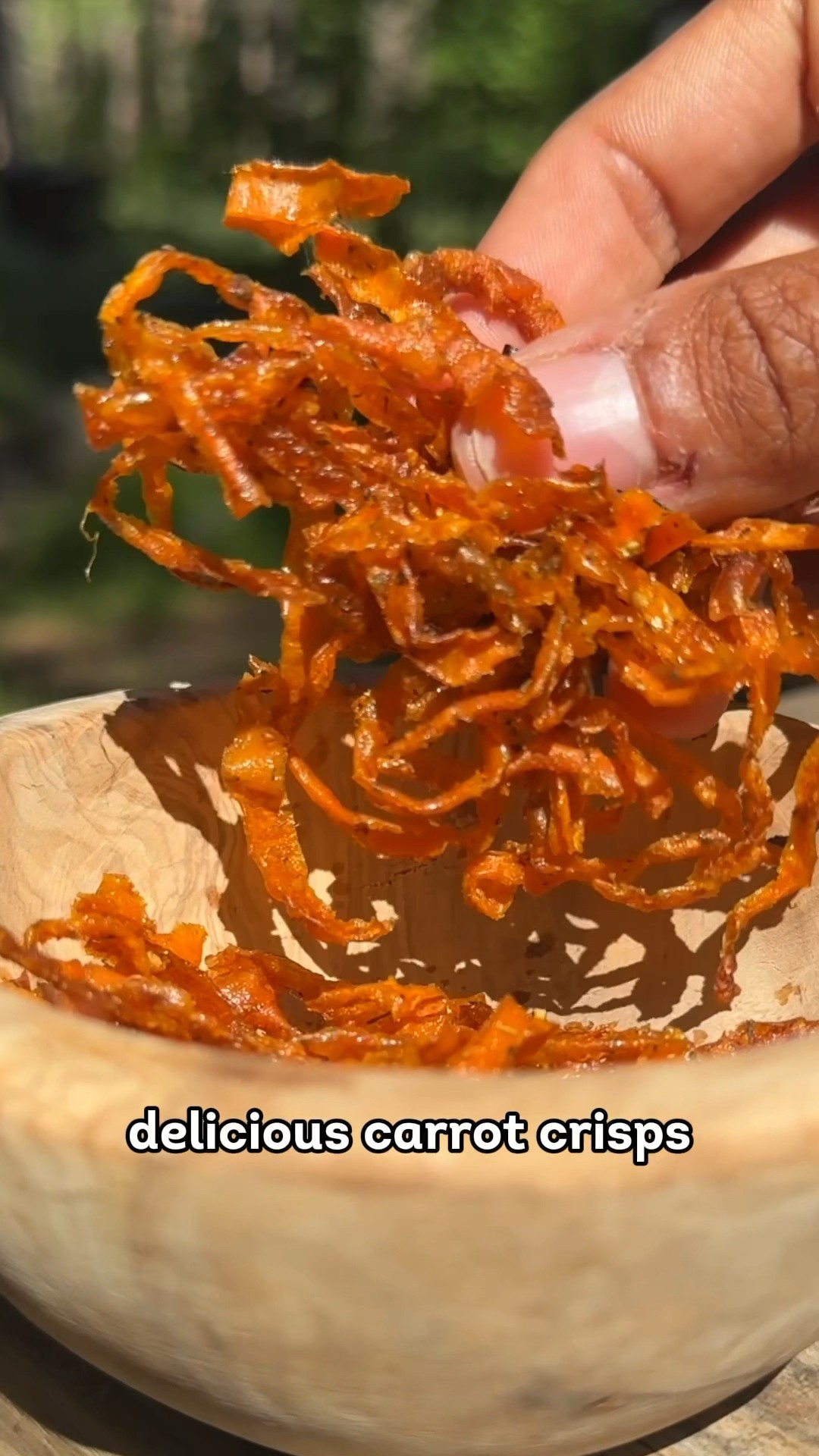 carrot crisps
