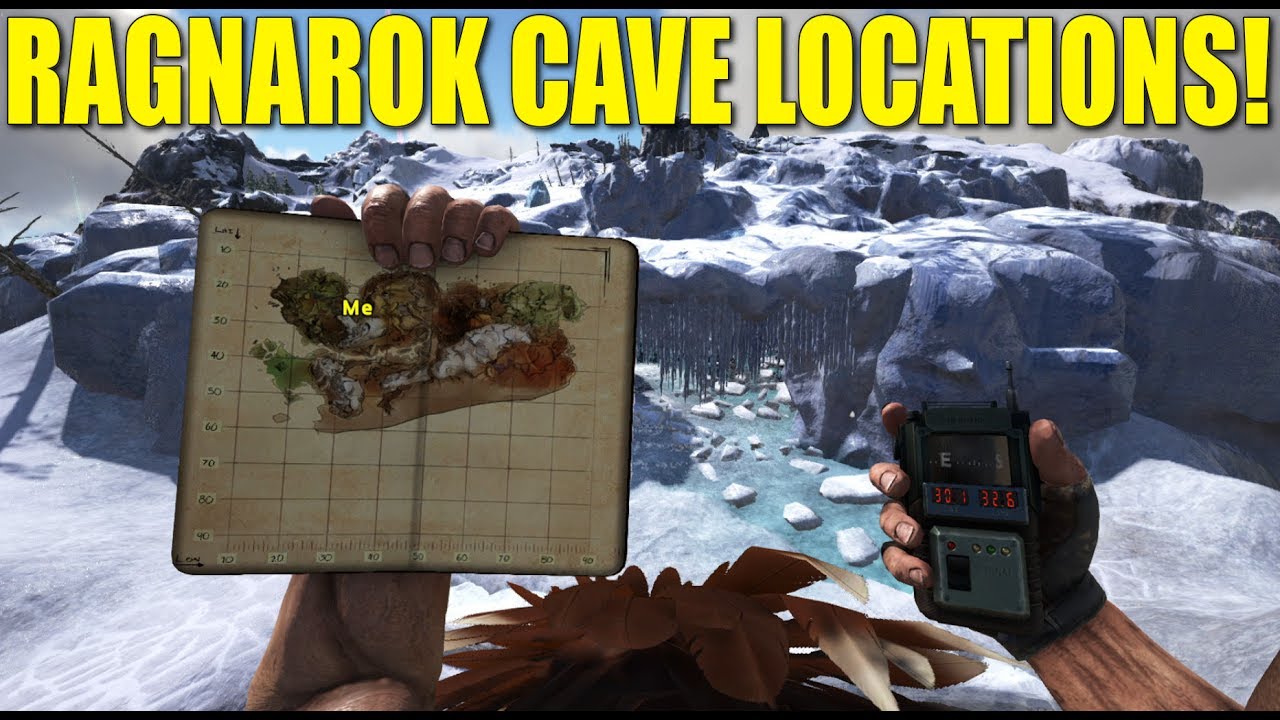 Ark Ragnarok Cave Locations Map