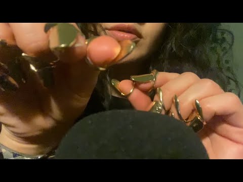 ASMR Plucking | Tongue Clicking | Delicate Metal Sounds | No Talking
