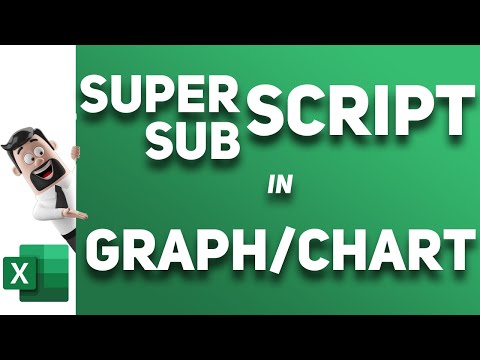 Superscripts & Subscripts in Excel Graphs/Charts