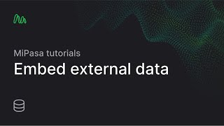 Embedding external data in your work