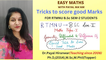 Special Tricks to score Good Marks I RTMNU I SEM-2 I B.Sc Maths I M-3 I How to prepare for exams