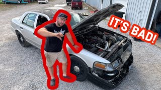 My TURBO LS SWAPPED Crown Vic Was Unsafe At Any Speed! Here's How We're Fixing It!