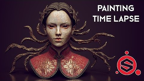 Substance Painter Photo Realistic Texturing Painting Time Lapse