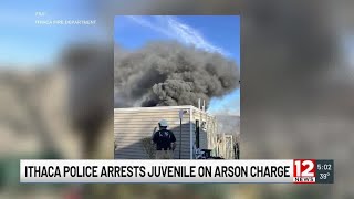 Juvenile charged with arson following apartment fire