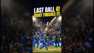 MI vs GT Last 3 Balls Thriller 😱🔥 | 7 Runs Needed in 3 Balls 🏏#cricket #gameplay #realcricket #viral