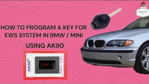 HOW TO PROGRAM KEYS TO EWS SYSTEM ON BMW / MINI TUTORIAL