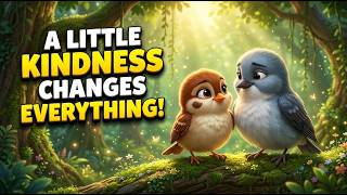 The Sparrow Who Helped a Stranger 🐦❤️ | A Beautiful Story About Kindness | Moral Stories for Kids