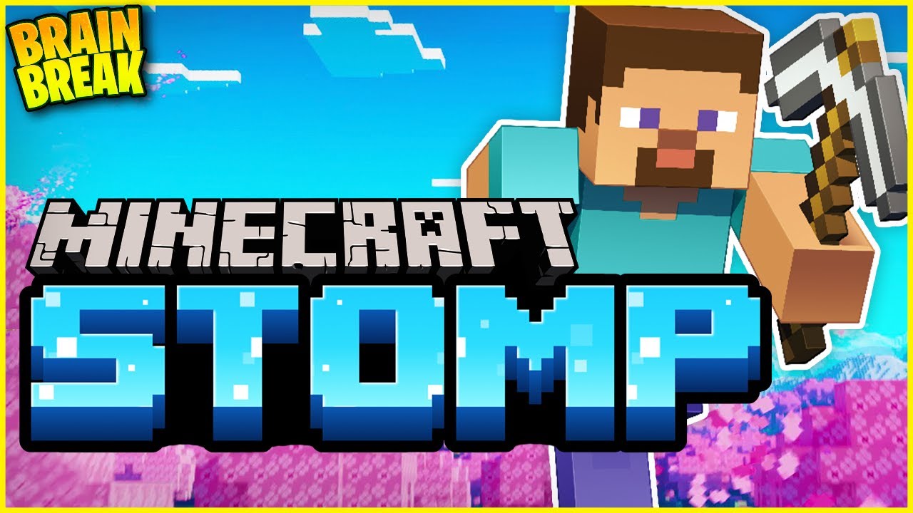 ⛏️ Minecraft Stomp 🕷️ Brain Break for Kids 💀 Just Dance 🗡️ Danny ...