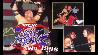 Story of Goldberg vs Konnan ft. Curt Hennig & Rick Rude | Great American Bash 1998