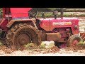 Tractor Videos | Mahindra 475 Di Tractor Operating Skills | Tractor Struggling In Mud