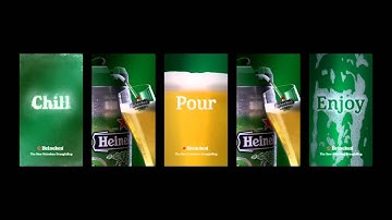 Heineken Digital Escalator Panels