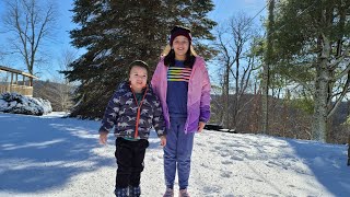 Snow Winter Wonderland at Boone NC January 15th 2023 4K.