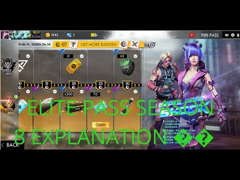 Garena Free Fire Elite Pass Season 8 Item Review And Missions