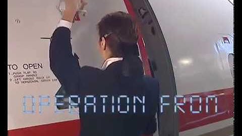 AIRBUS Normal Door Opening And Closing Operation Outside