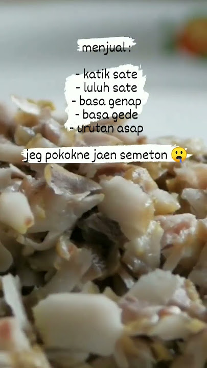 olahan daging babi lezat dan nikmat tersedia disini di warung pan Baruk desa selat abiansemal