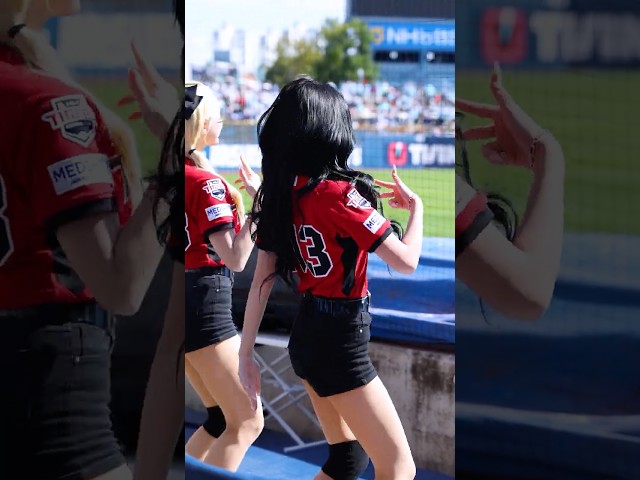 아웃송~🎶 K송~👍🏻 李睿恩 이예은 치어리더 직캠