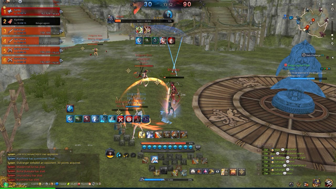 BNS 6v6 Beluga fight with tama