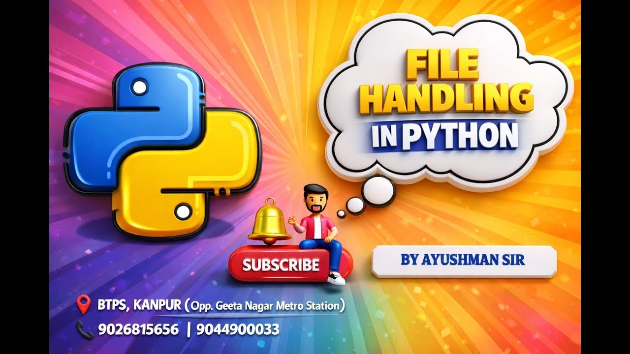 file handling in python || Part -3 || 
