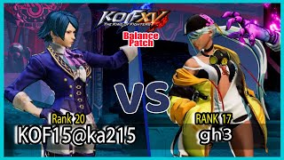 KOF XV ? KOF15@ka215 (O.Yashira/Elisabeth/Sylvie) vs ? gh3 (Isla/Shunei/Shermie)